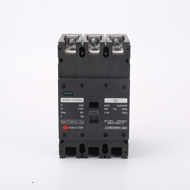 Disjuntor caixa moldada 630A AC DC Hv